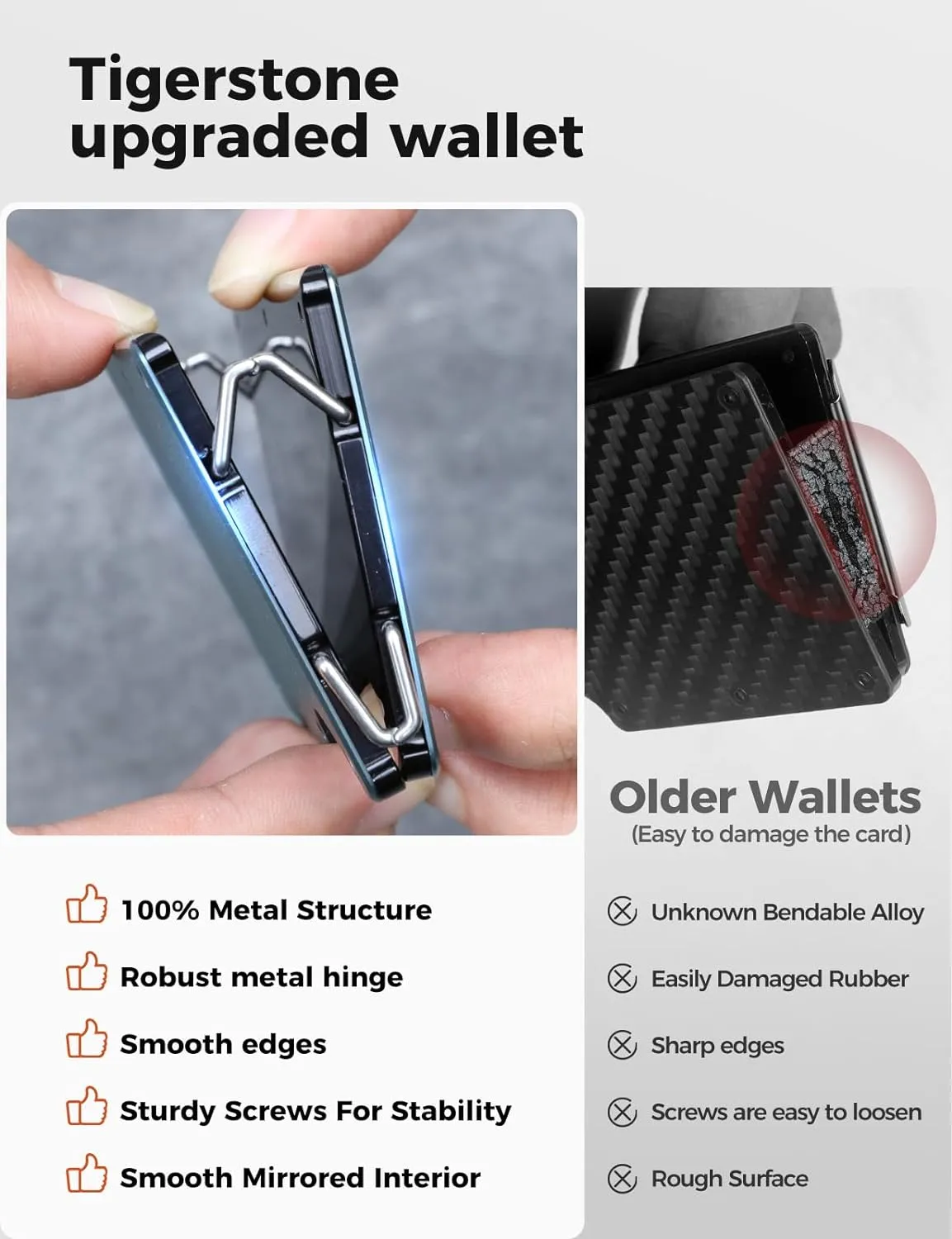 💼 Tigerstone Minimalistic Wallet for Men 💼