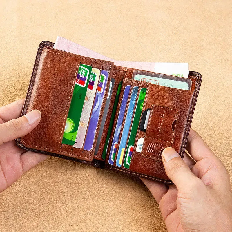 32nd Degree Scottish Rite Wallet - Genuine Leather Wings Up