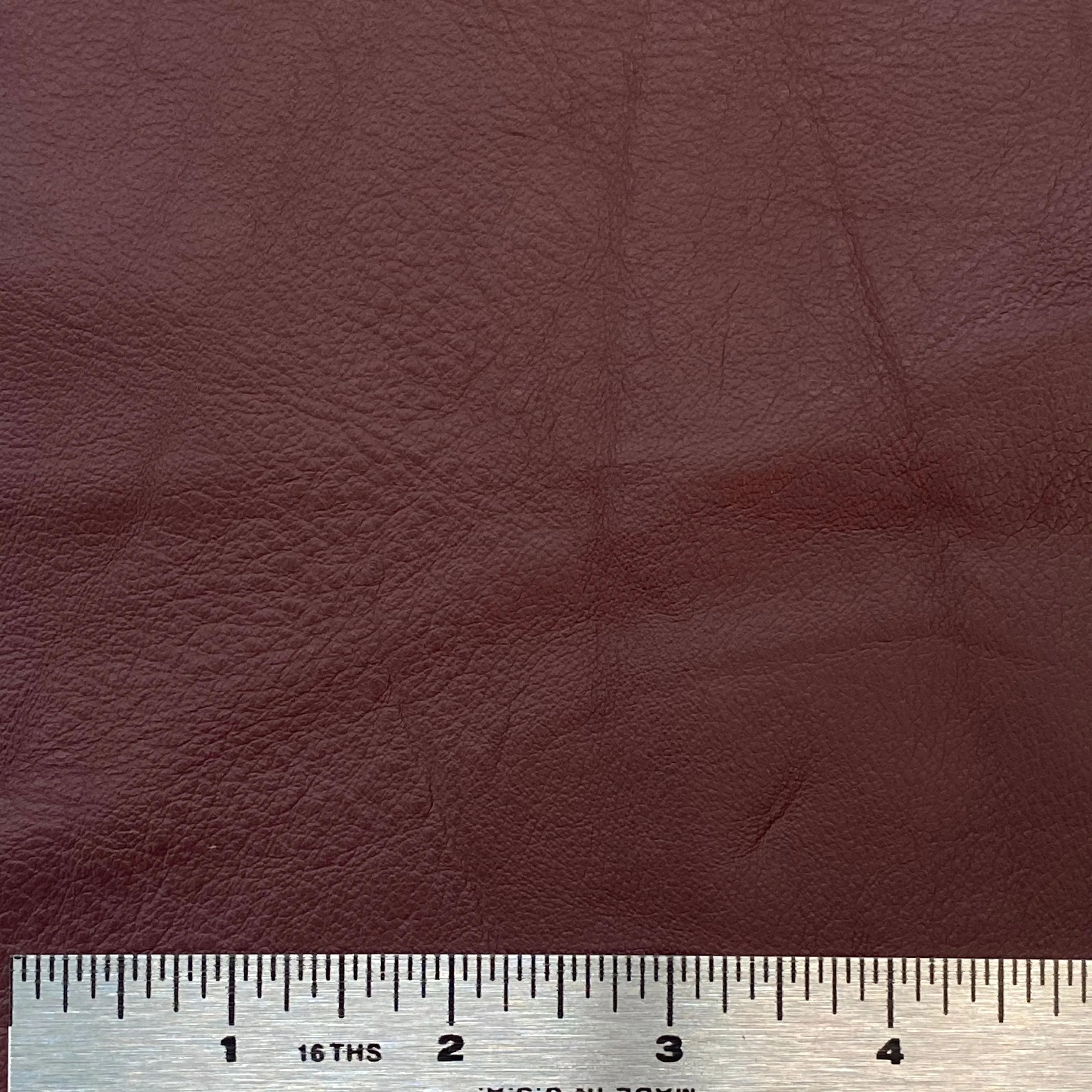 3oz (1.5mm) Cow Leather- Currant (per square foot)