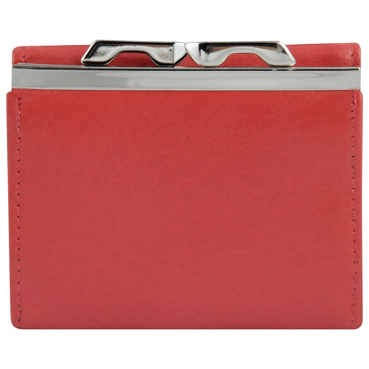 7010 Women Red Leather Wallet I Genuine Leather Ladies Purse Visiting Card Holder - Wallet for Women I Trifold Clutch
