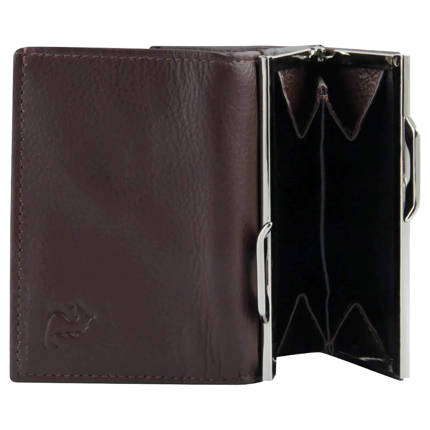 7010 Women Tan Leather Wallet I Genuine Leather Ladies Purse Visiting Card Holder - Wallet for Women I Trifold Clutch