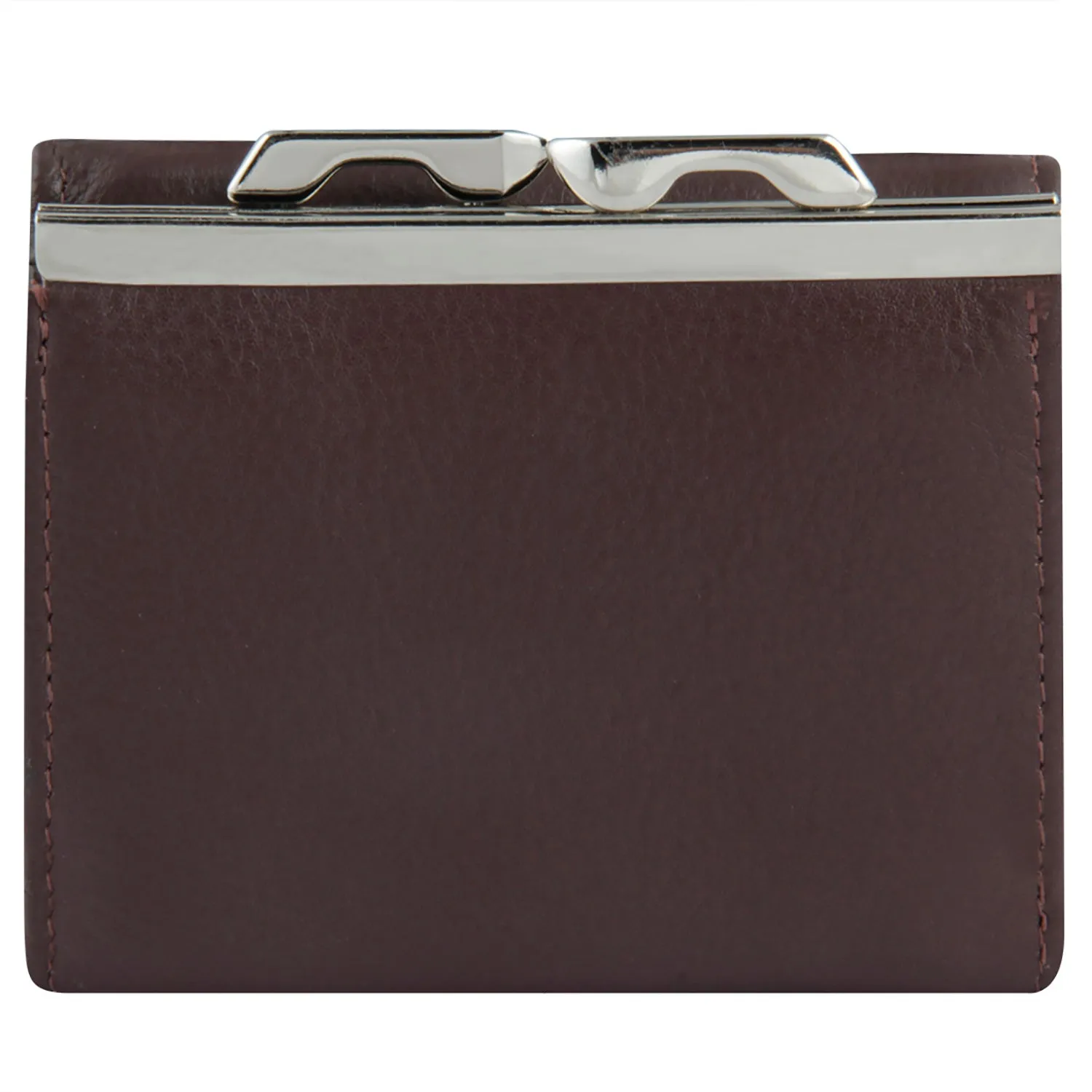 7010 Women Tan Leather Wallet I Genuine Leather Ladies Purse Visiting Card Holder - Wallet for Women I Trifold Clutch