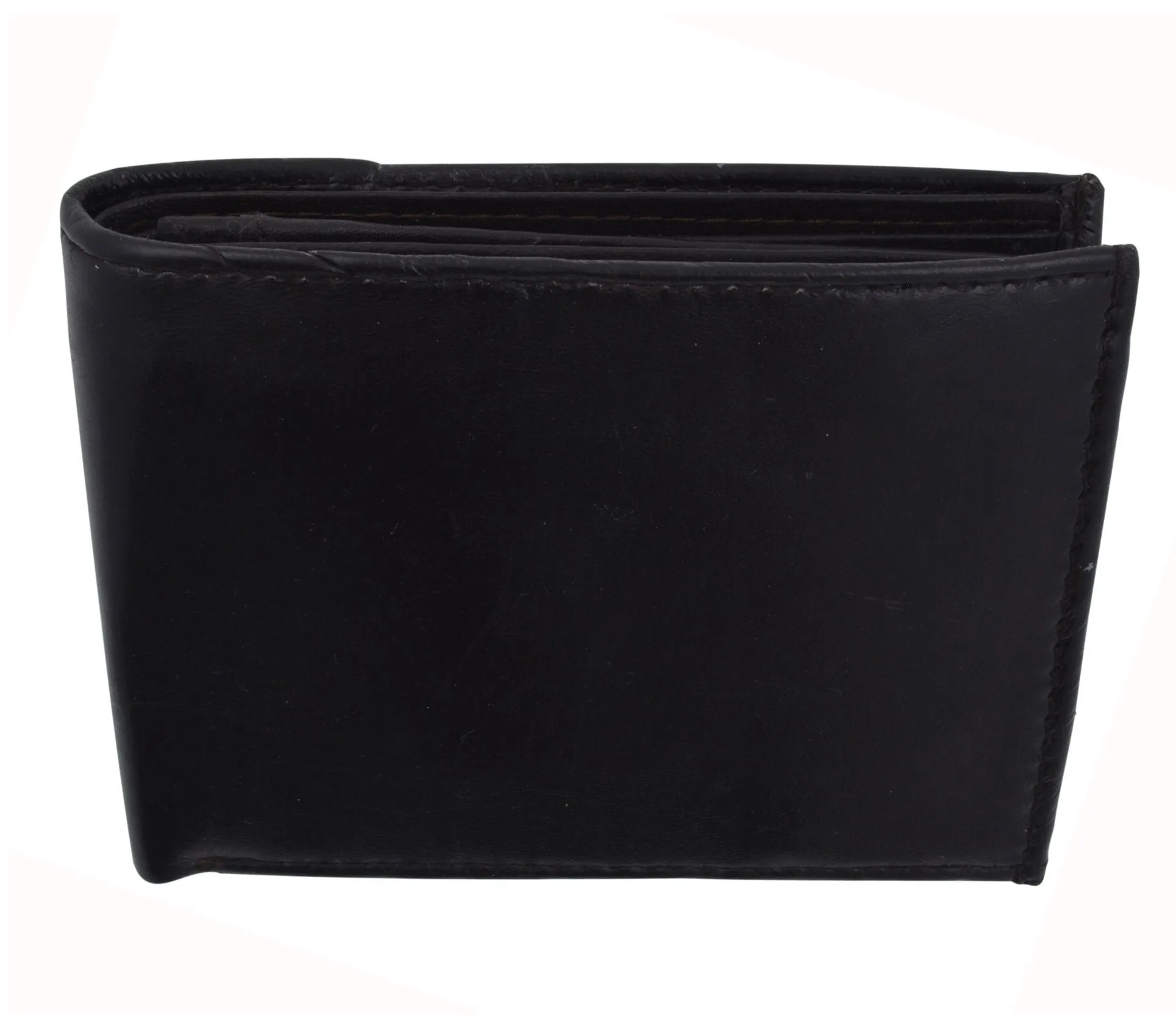 AFONiE Men Trifold Leather Wallet