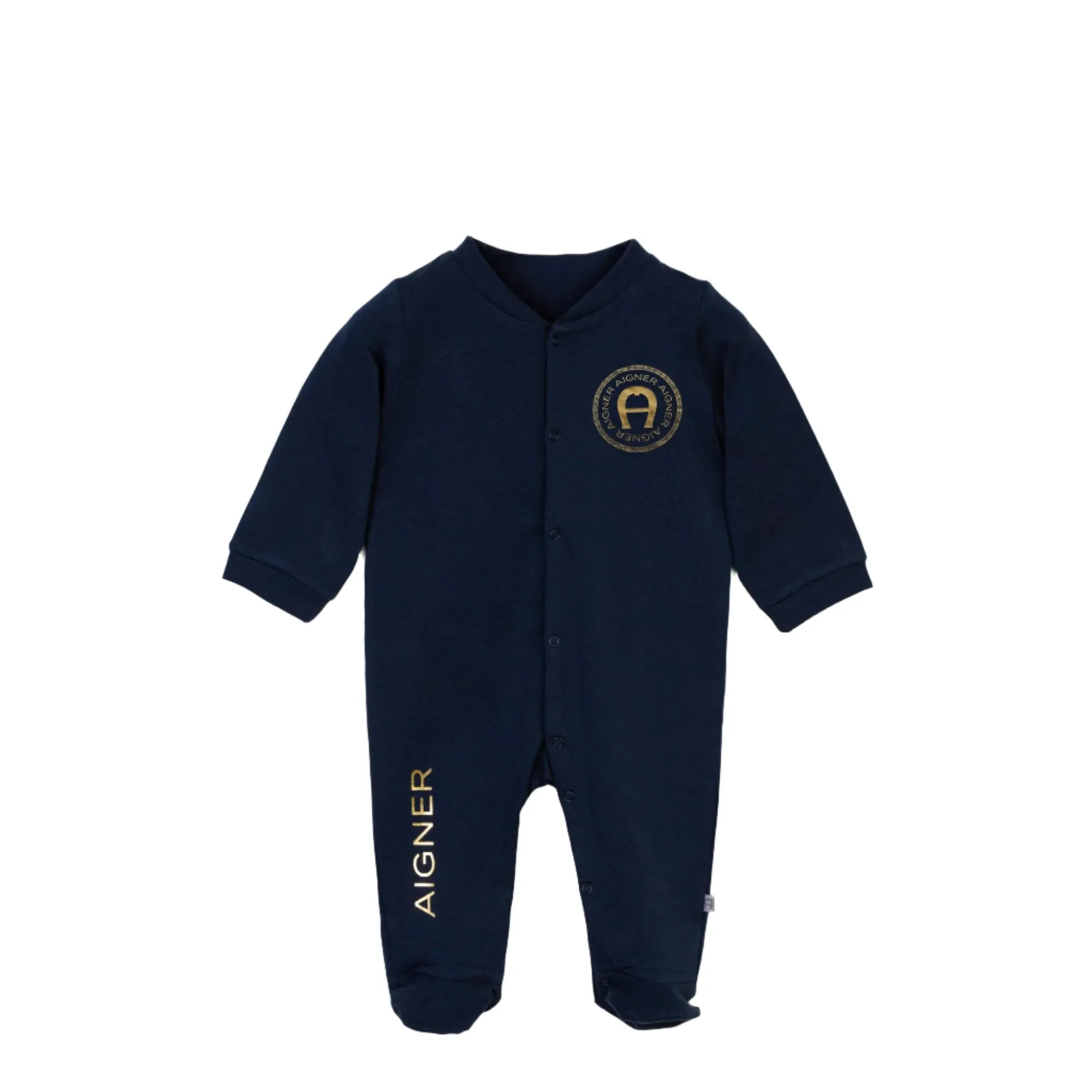 Aigner Kids New Born Boy's Set of Sleepsuit & Hat