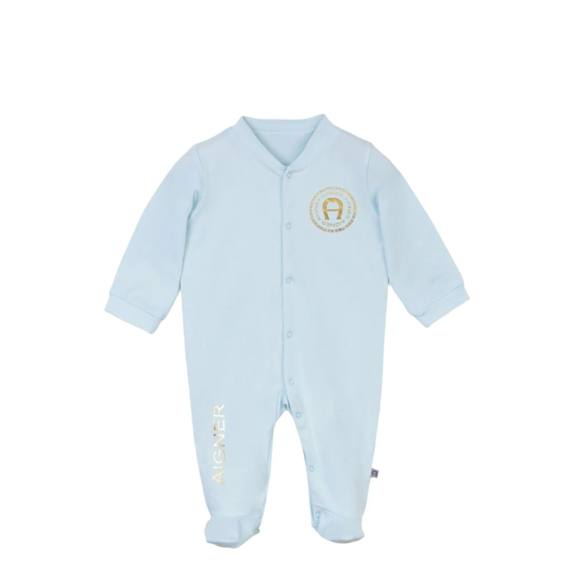 Aigner Kids New Born Boy's Set of Sleepsuit & Hat