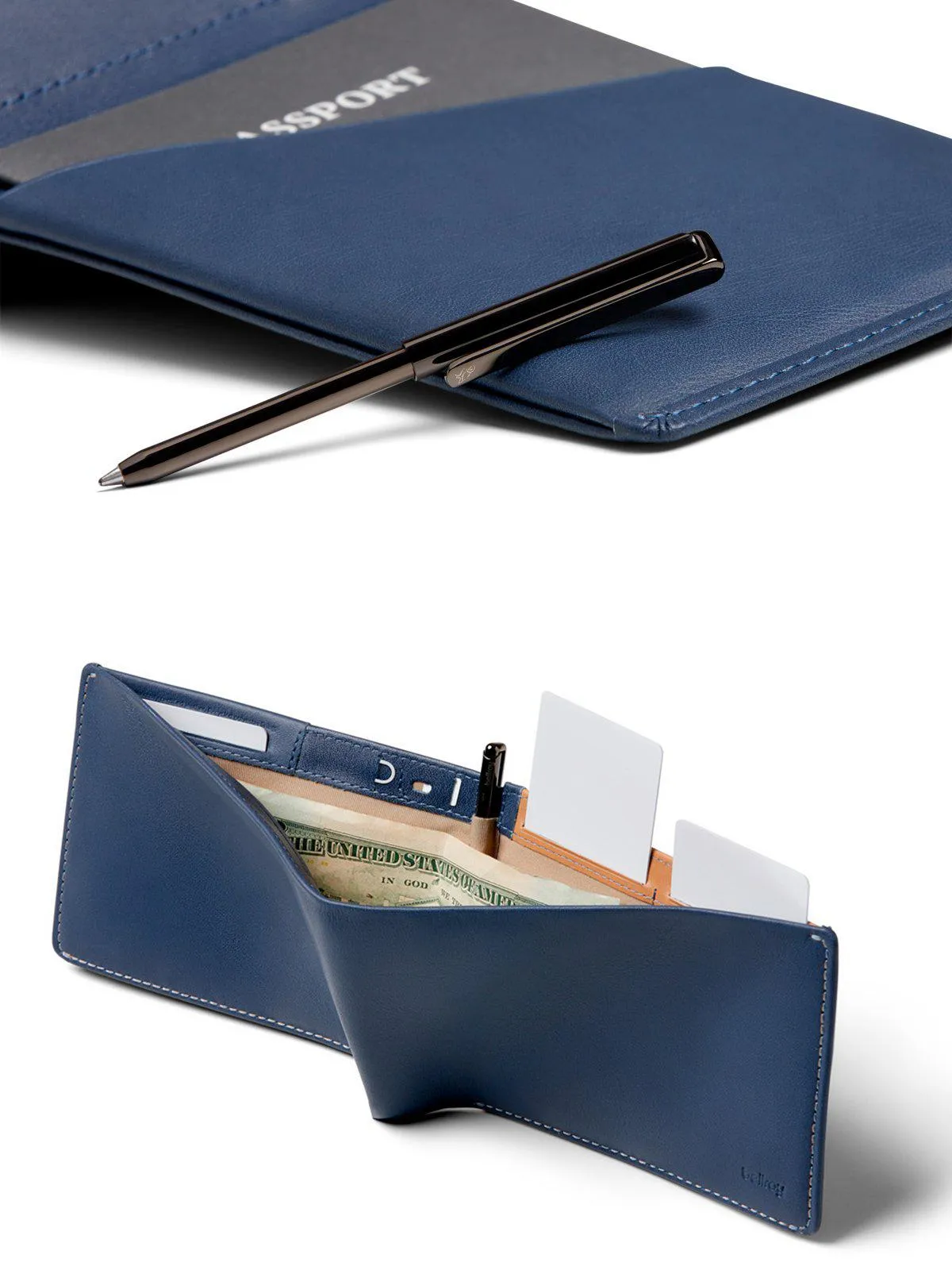 Bellroy Travel Wallet Marine Blue RFID