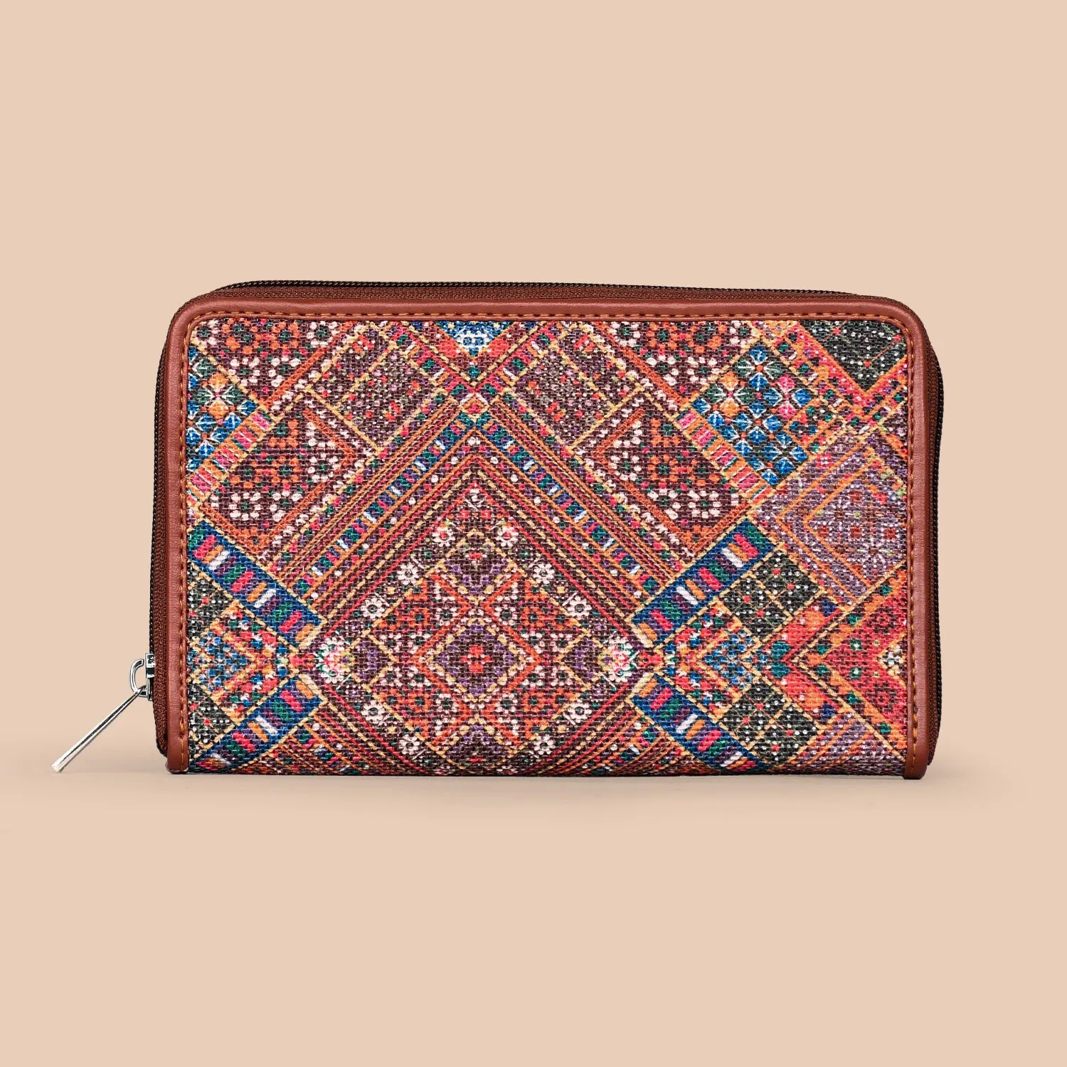 Bhuj Rabari Classic Zipper Wallet