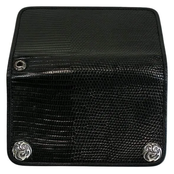 Black Lizard Skin Wallets
