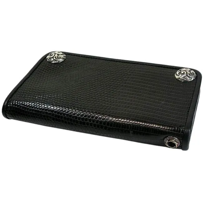 Black Lizard Skin Wallets
