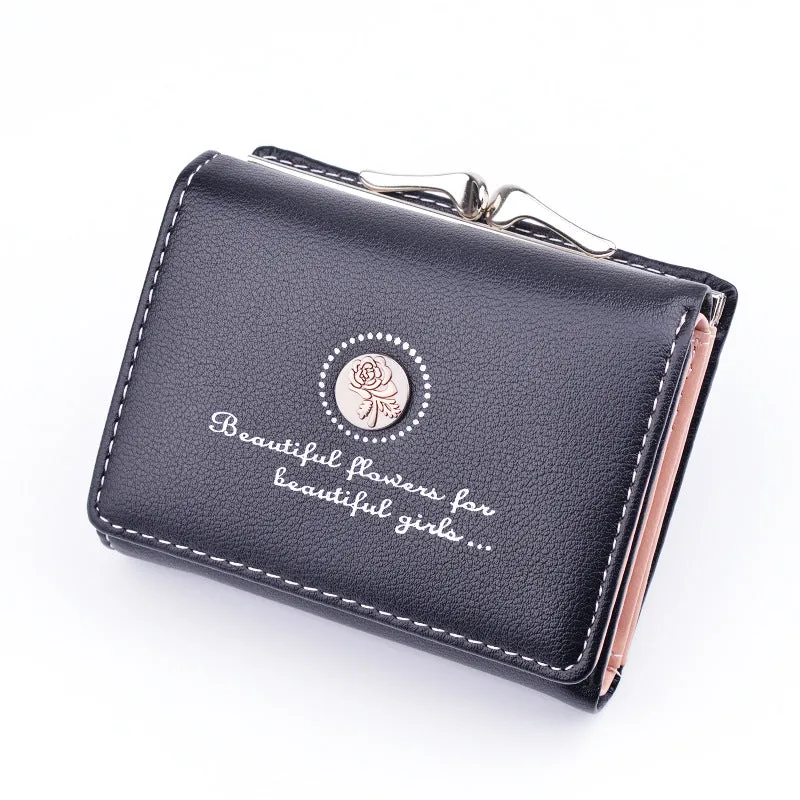 Brand Designer Small Wallets Women Leather Phone Wallets Female Short Zipper Coin Purses Money Credit Card Holders Clutch Bags