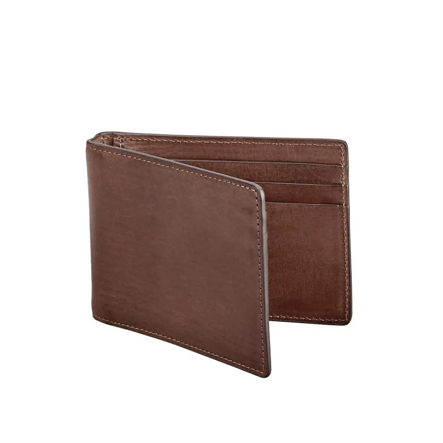 Brown Money Clip - Vachetta Leather - Personalized