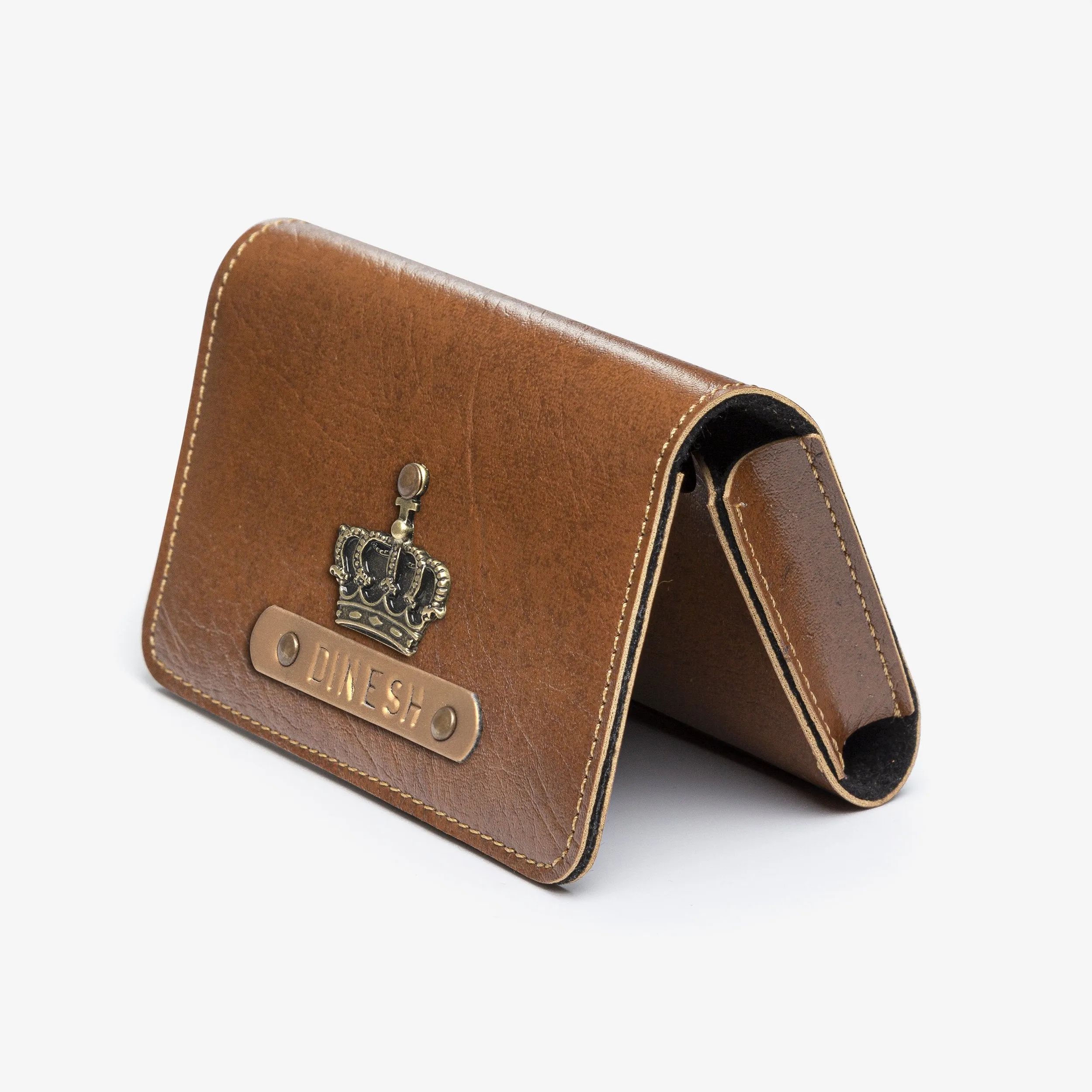 Business Card Holder/Wallet - Tan