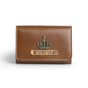 Business Card Holder/Wallet - Tan