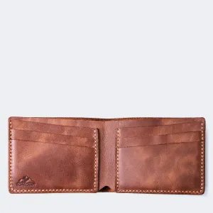 Classic Bifold Leather Wallet - Pergamon