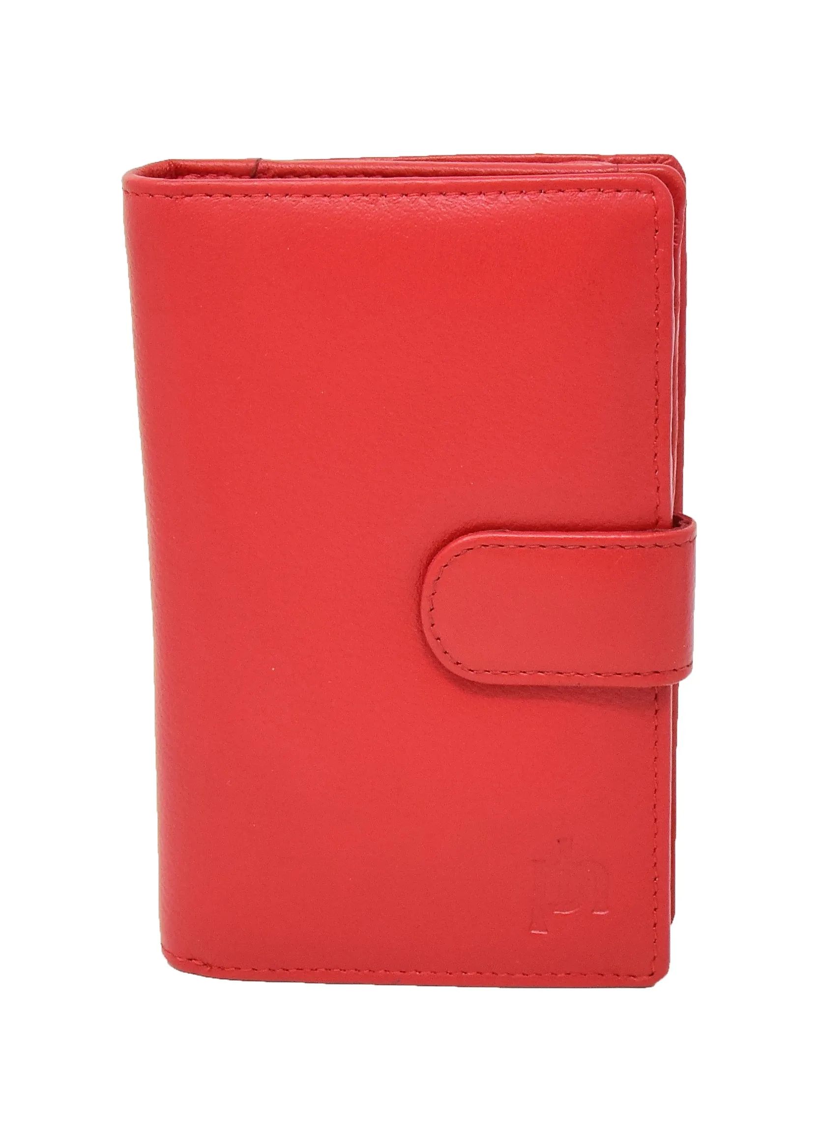 DR420 Women's Booklet Style Leather Purse Red
