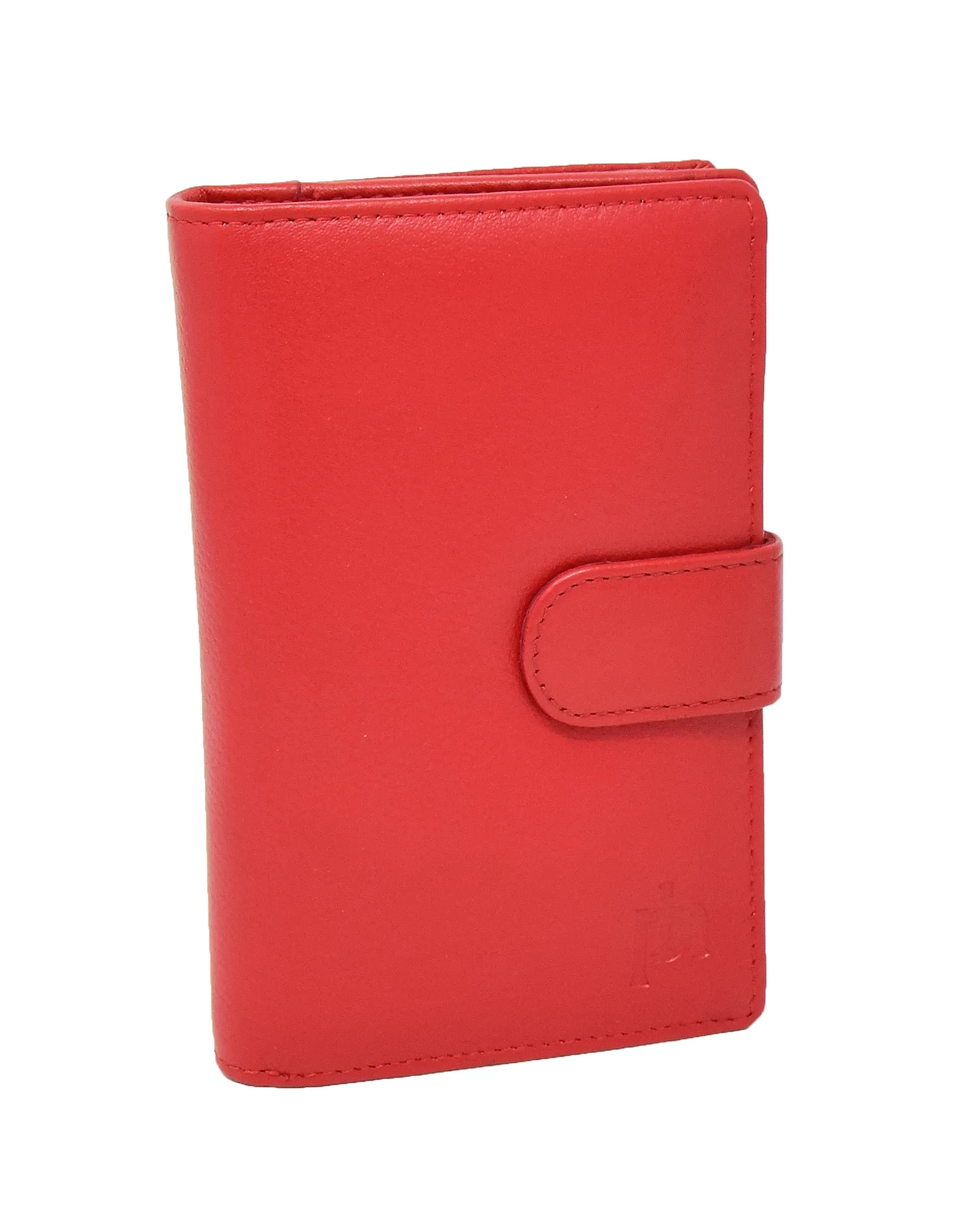DR420 Women's Booklet Style Leather Purse Red
