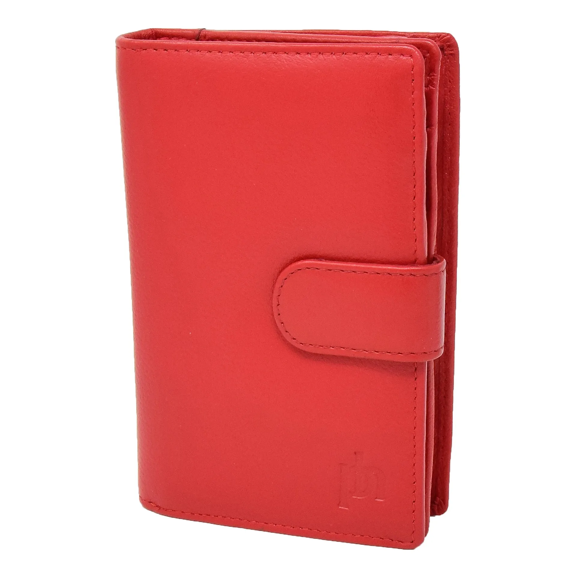 DR420 Women's Booklet Style Leather Purse Red