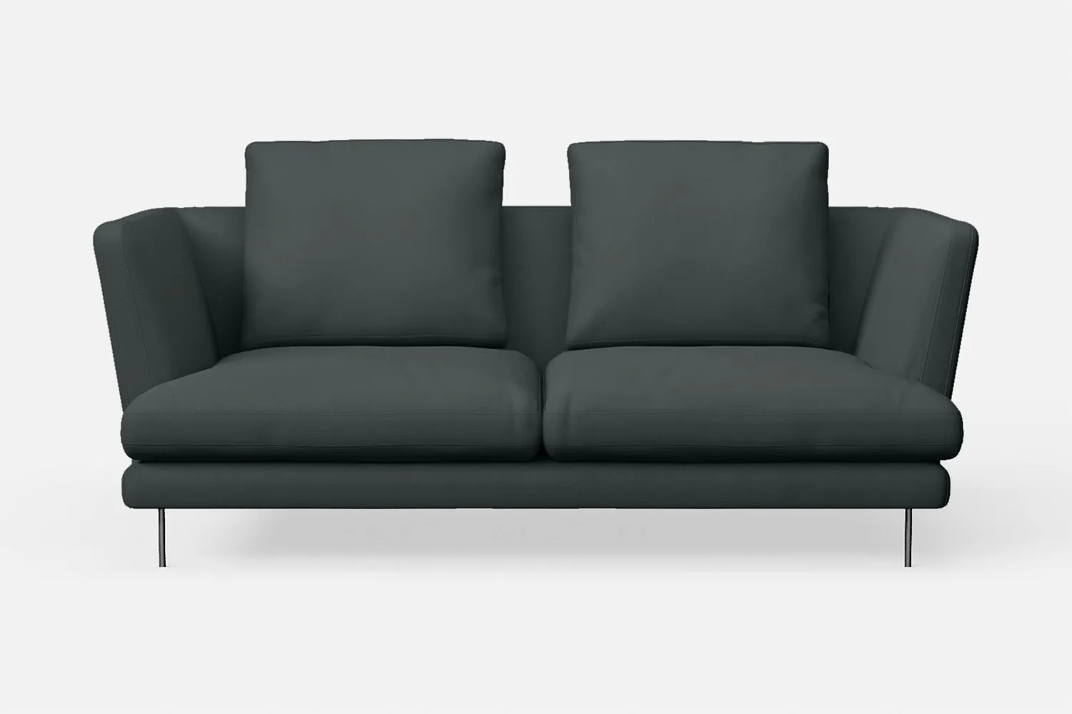Faenza 2 Seater Sofa Slate Leather