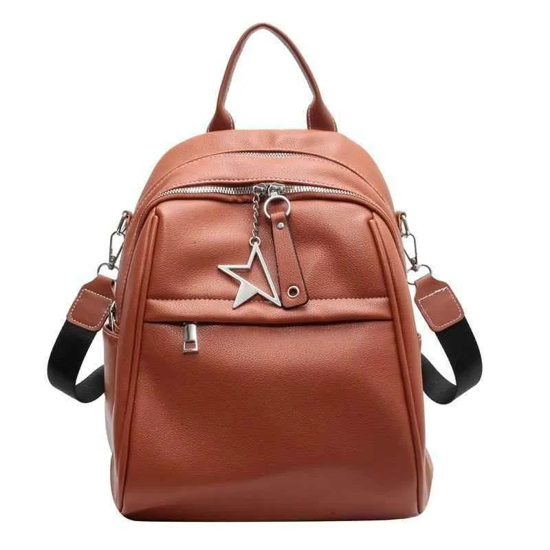 Fashion Women Cool Backpack RB541 Luxury Soft Leather School Bags