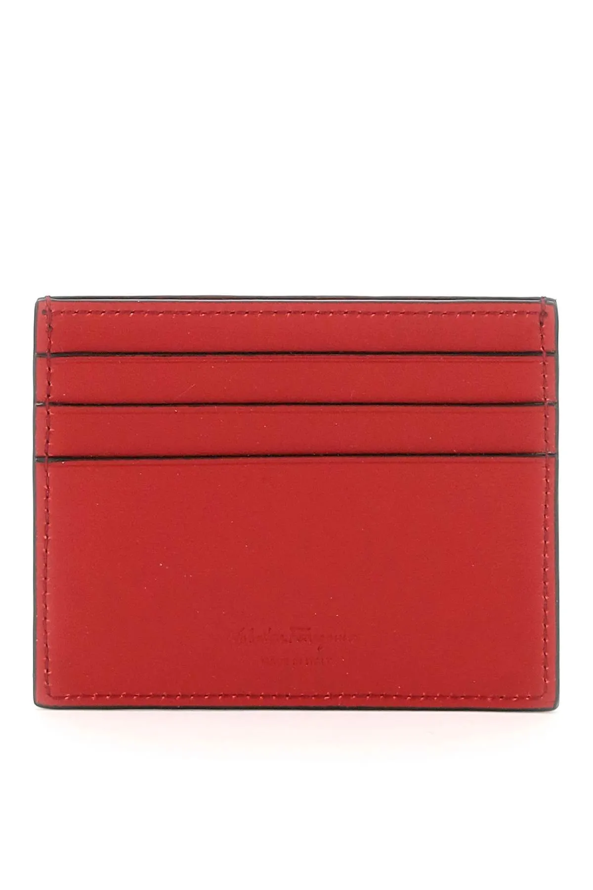 gancini leather cardholder