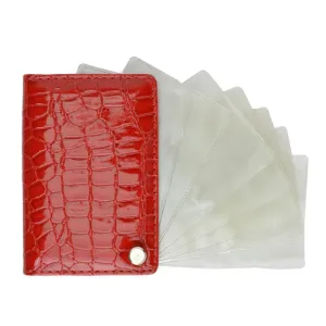 Genuine Leather Flip out Credit Card Holder
