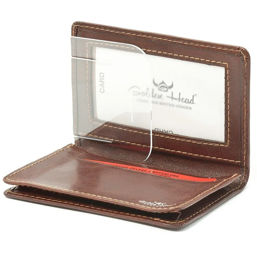 Golden Head Colorado Leather Business Card Case