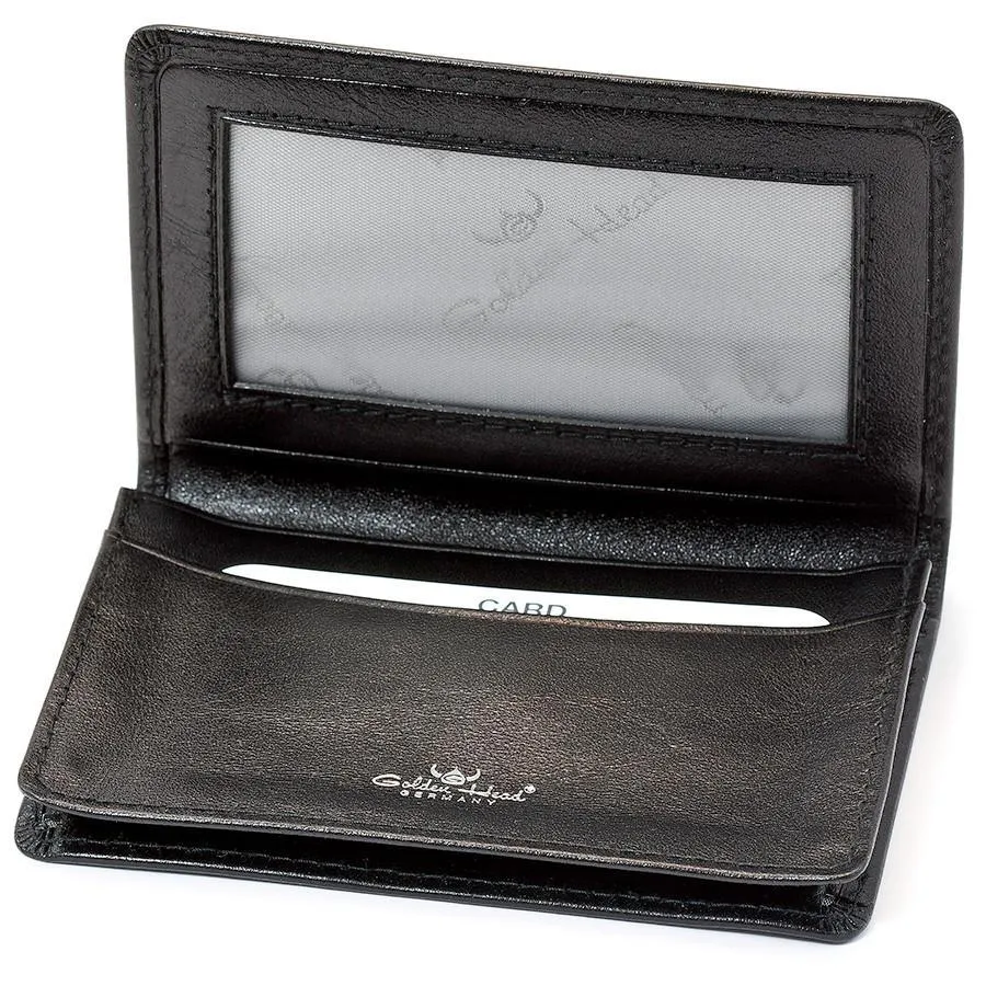 Golden Head Colorado Leather Business Card Case