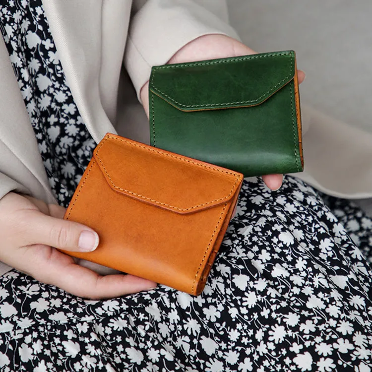 Green Womens Wallet Leather Cute Womens Wallet