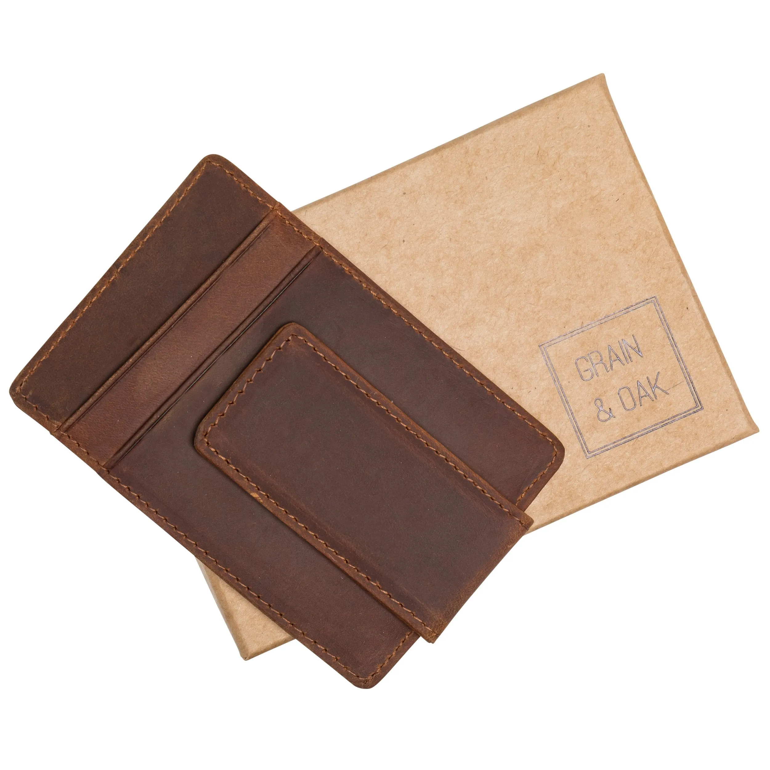Groomsmen Set - Personalized Leather Money Clip's for Groomsmen