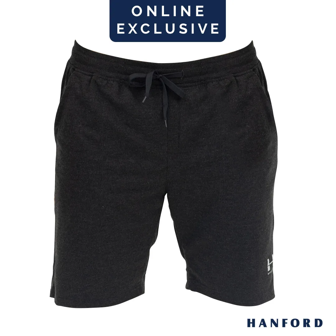 Hanford Men Sports Fitness Training Walking Drawstring with Pocket Jogger Shorts - Jaggs (Single Pack)