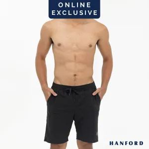 Hanford Men Sports Fitness Training Walking Drawstring with Pocket Jogger Shorts - Jaggs (Single Pack)