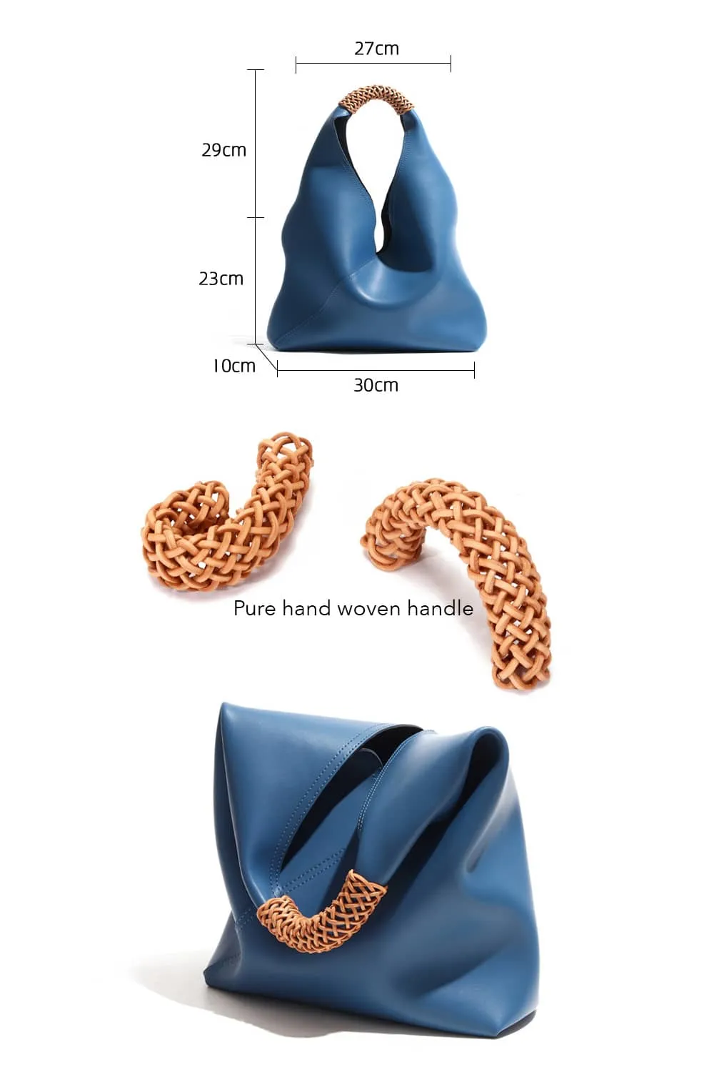High-end underarm bag Large-capacity niche design tote bag