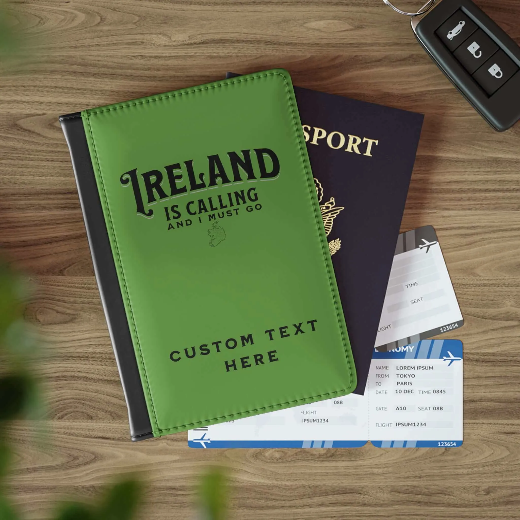 Ireland Passport Cover; Customize