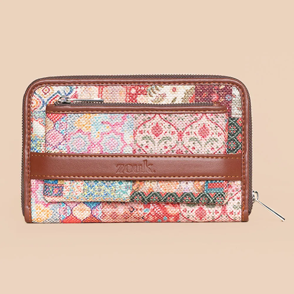 Kutch Gamthi Classic Zipper Metal Wallet