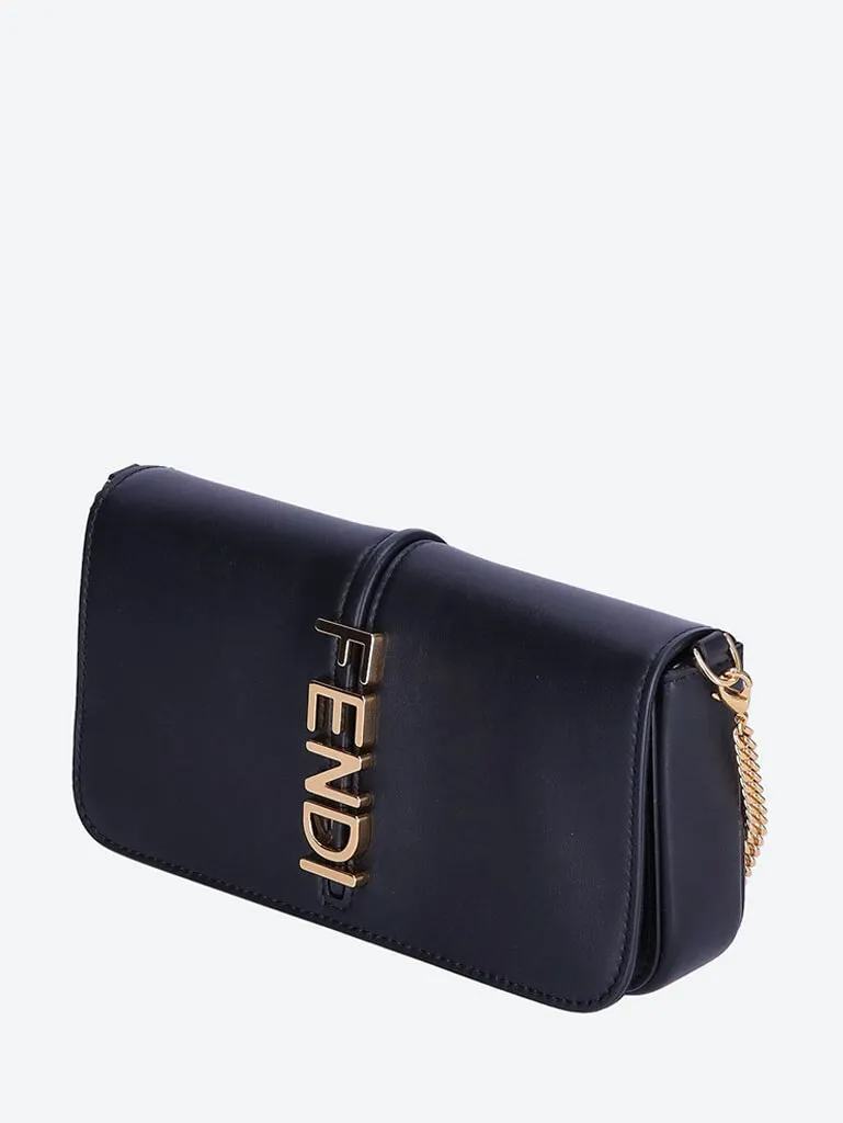 Leather chain wallet