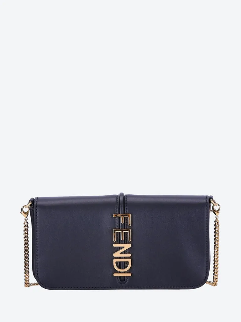 Leather chain wallet