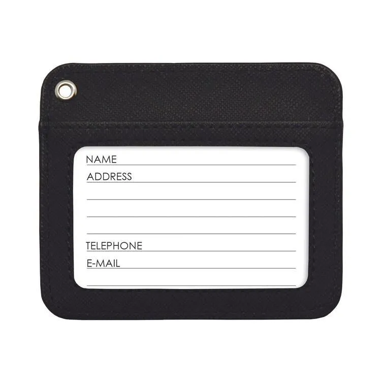 Legami Badge & Card Holder with Lanyard - Black
