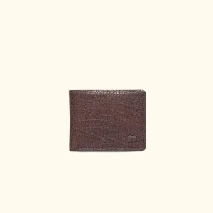Limited Edition Roosevelt Leather Billfold Wallet | Buffalo Grain
