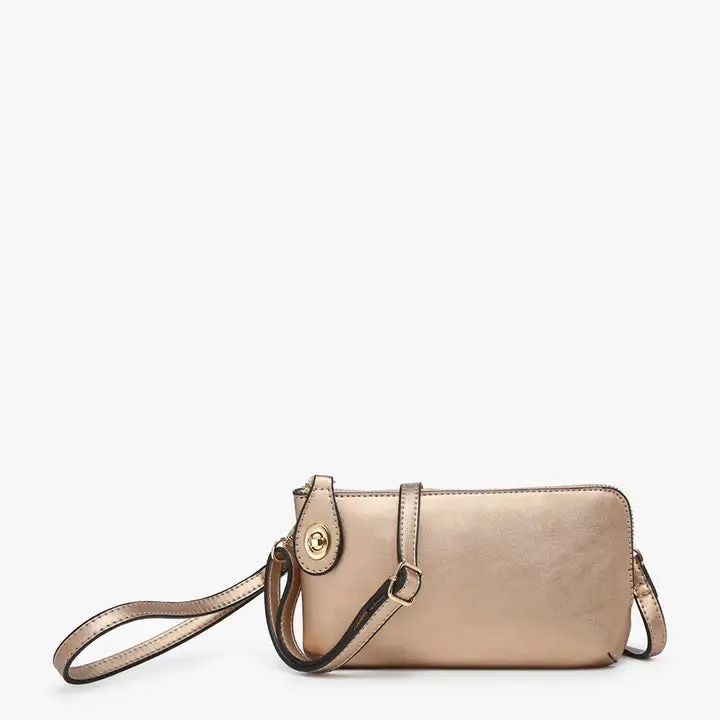 M1818 Kendall Crossbody/Wristlet w/ Twist Lock Closure