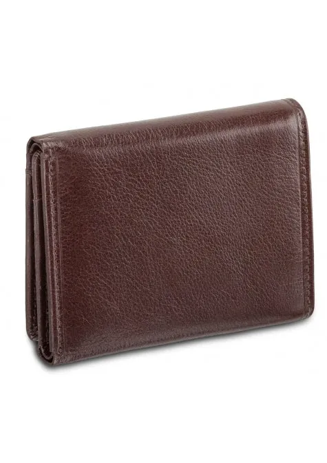 Mancini Leather Men's Wallet with Trifold Wing RFID