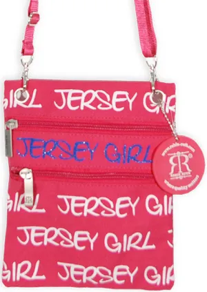NWNJ1 Robin Ruth Neck Wallet - Jersey Girl Fuschia/White/Blue