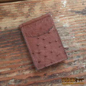Ostrich Brown Skinny Clip