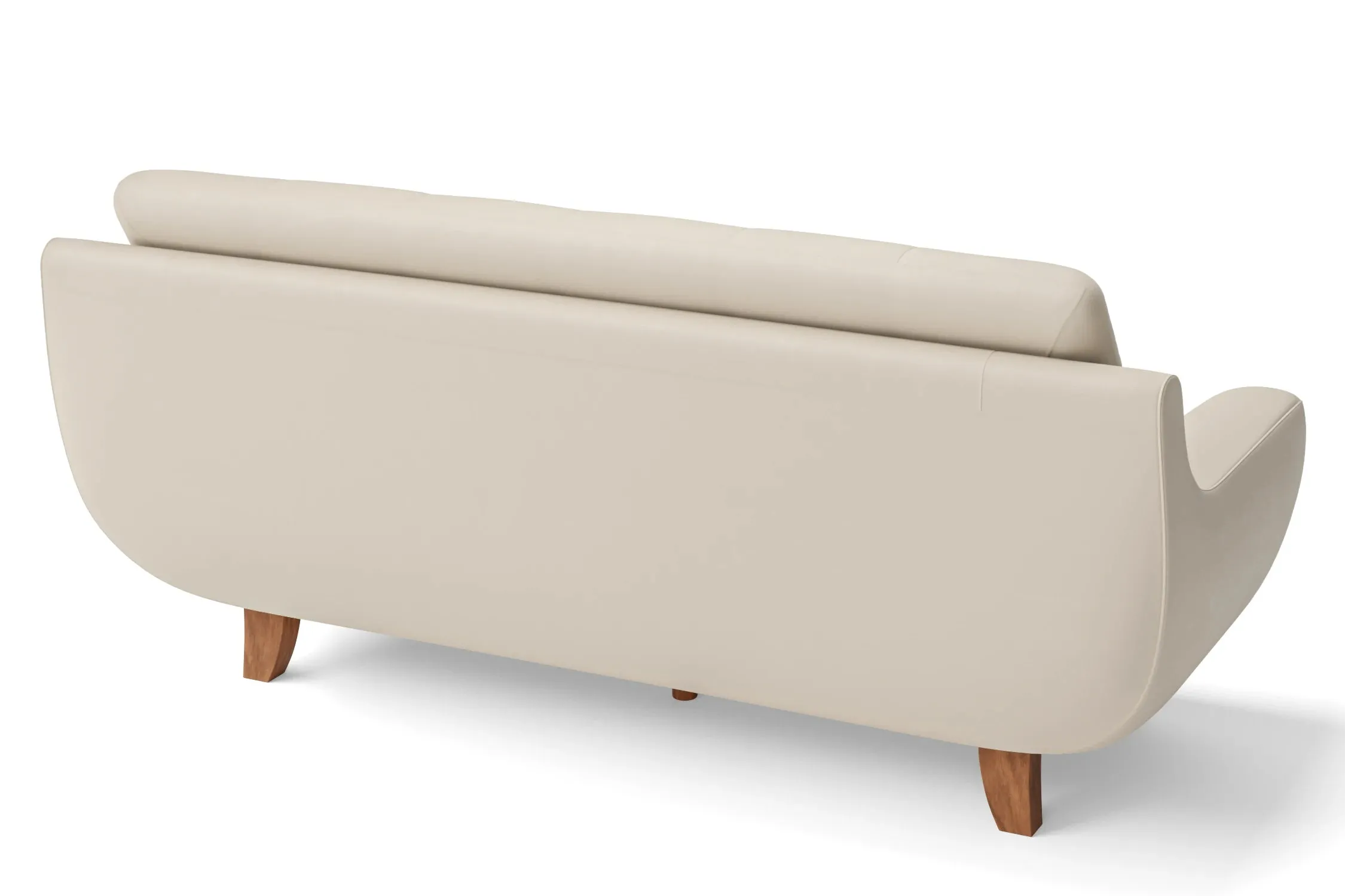 Perugia 4 Seater Sofa Cream Leather