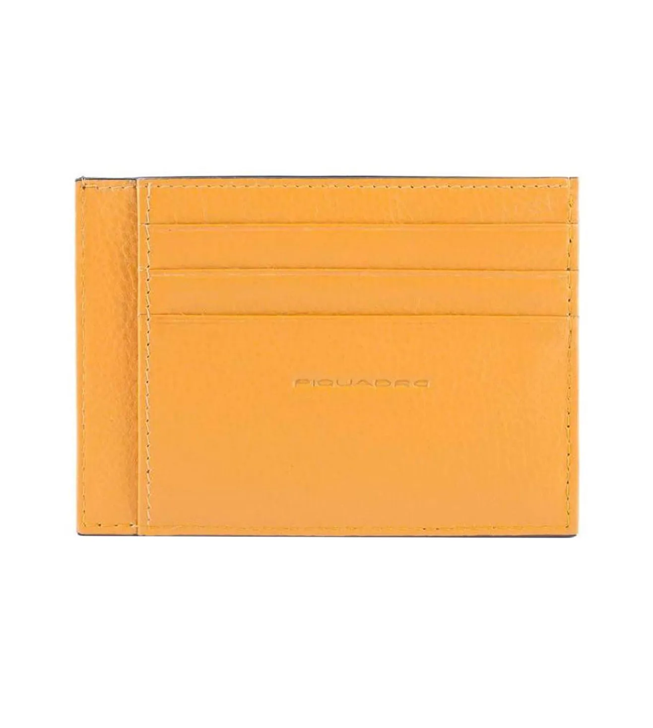 Piquadro Splash Men's Blue-Yellow Coin & Card Case