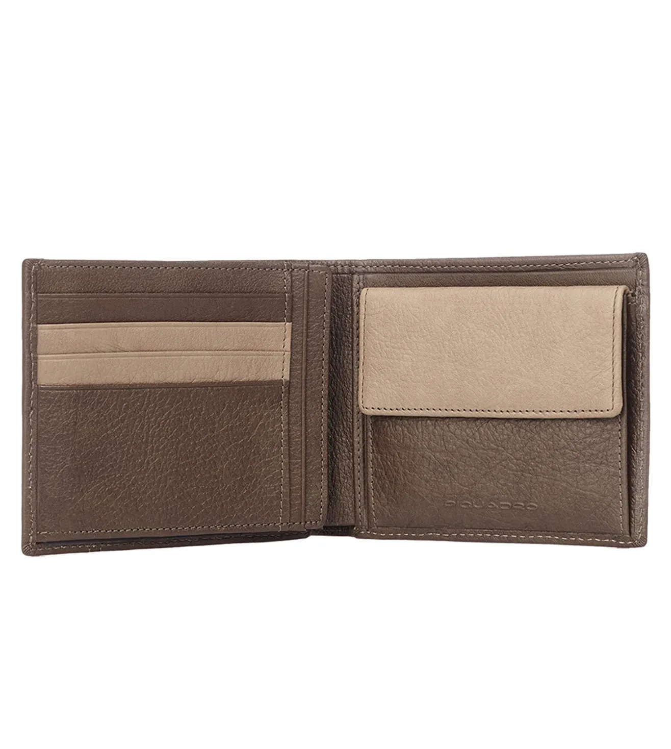 Piquadro Vibe Men's Grey-Taupe Wallet