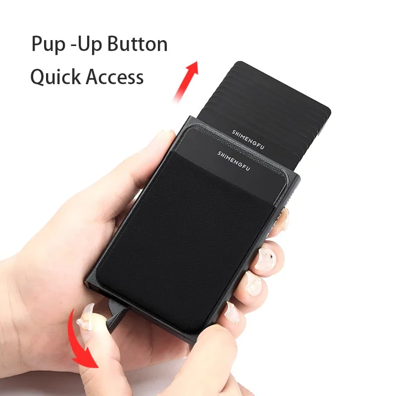 Pop Up Card Holder Male Wallet