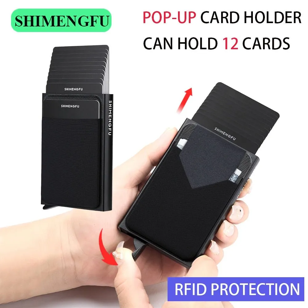 Pop Up Card Holder Male Wallet