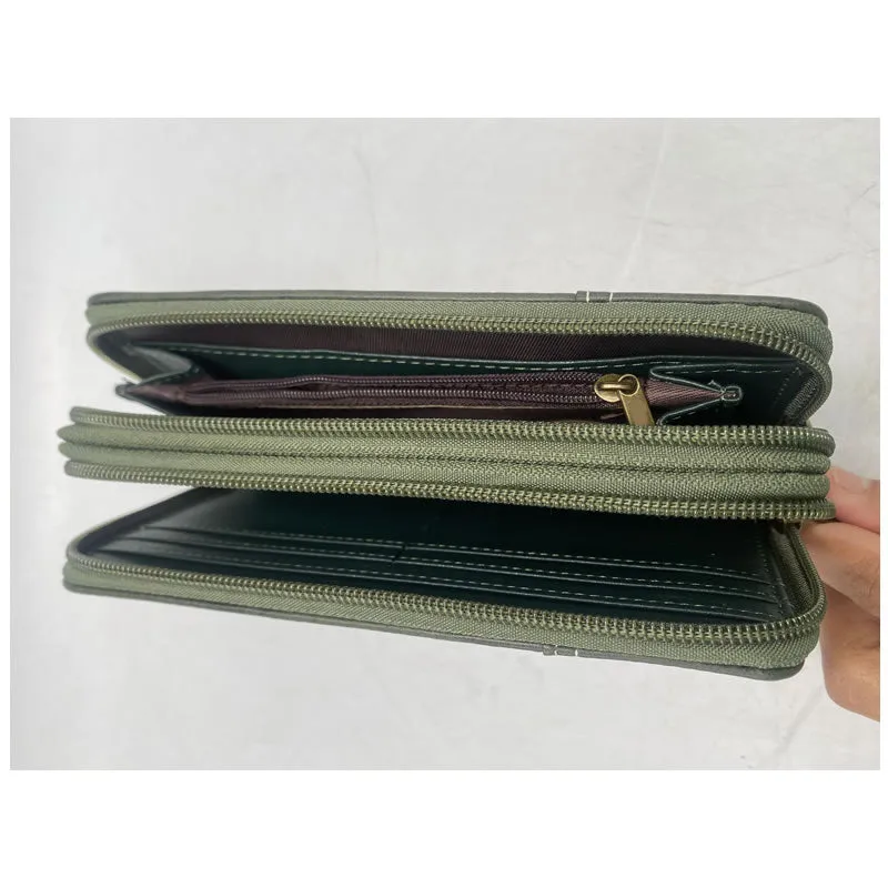 Pu Leather Wallet P222-E9 Green