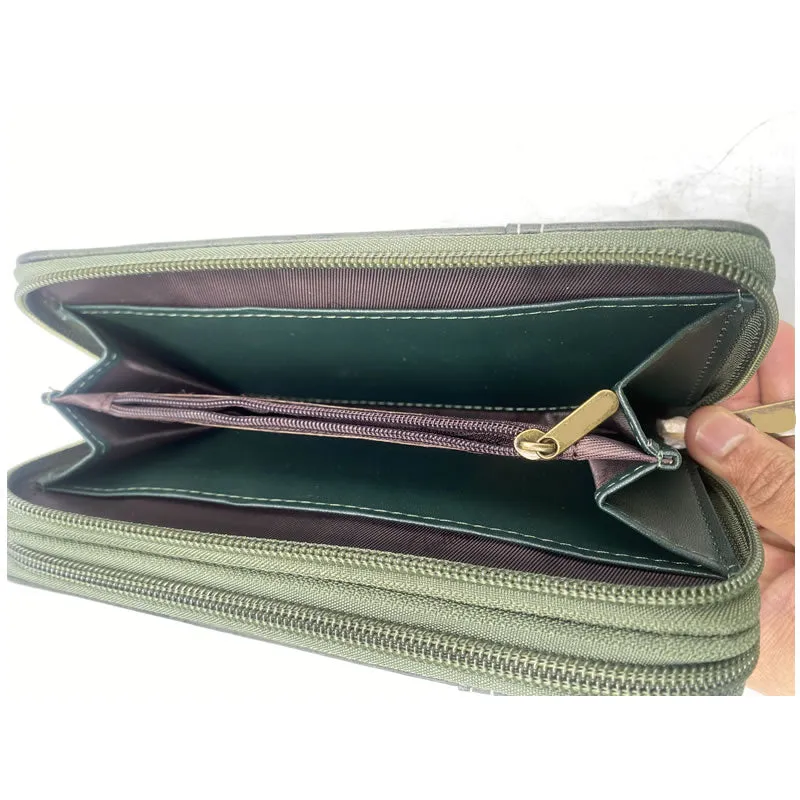 Pu Leather Wallet P222-E9 Green