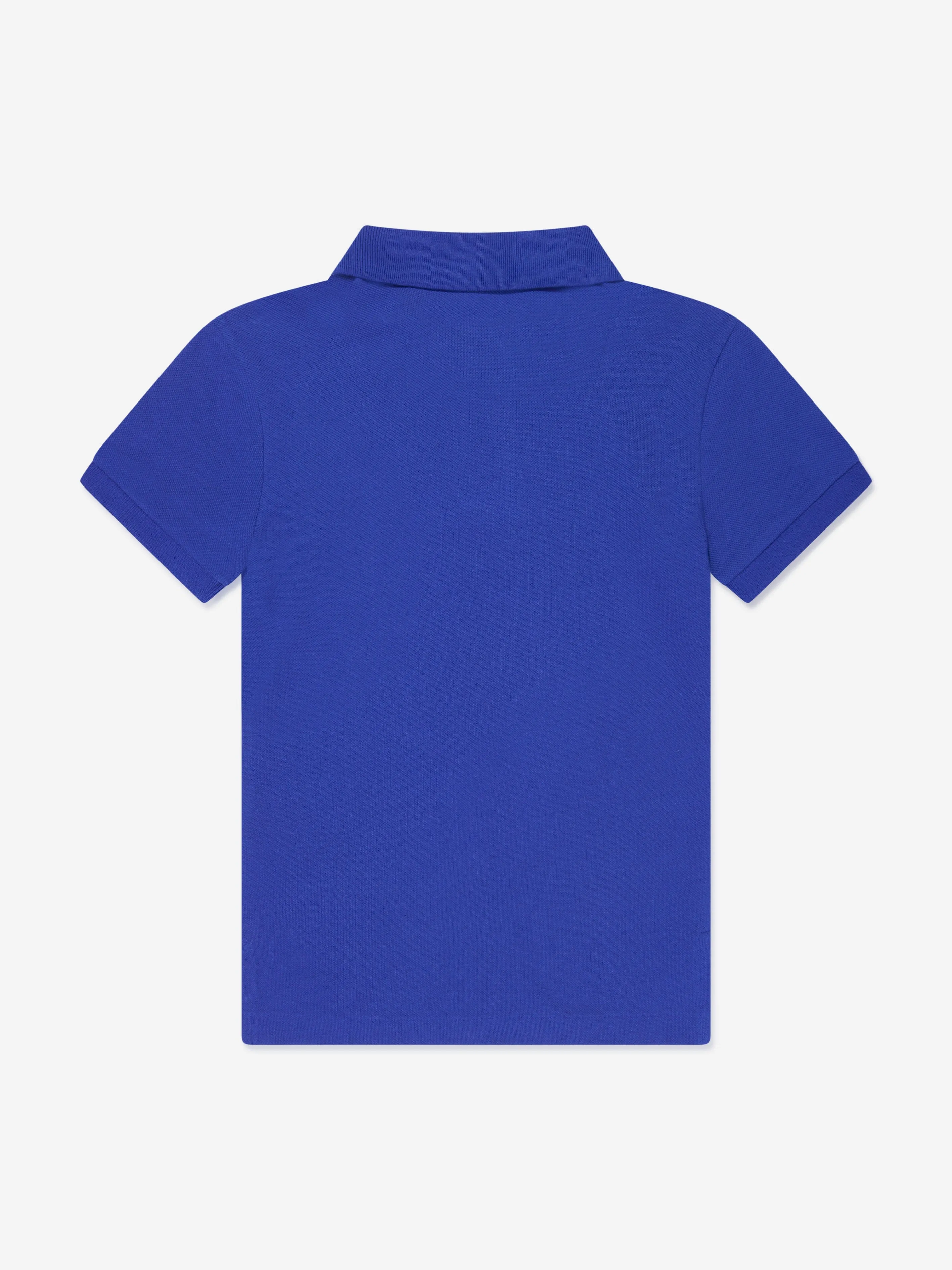 Ralph Lauren Boys Slim Fit Logo Polo Shirt in Blue